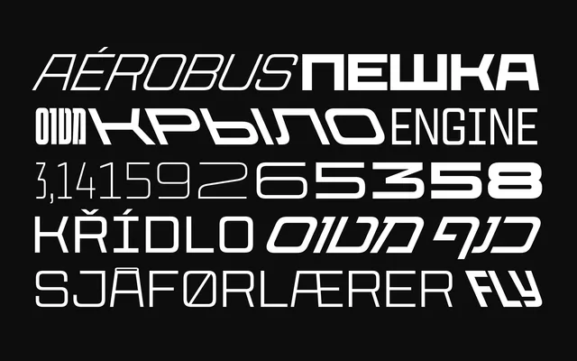 CoFo Peshka specimen from Contrast Foundry