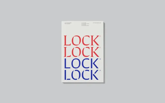 Lock Sans specimen from CoType Foundry