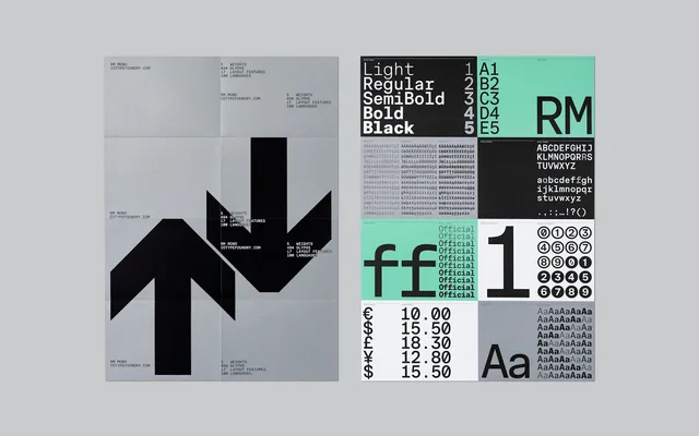 RM Mono specimen from CoType Foundry