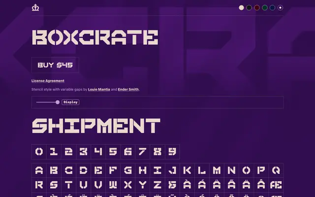 Boxcrate specimen from Crown Type