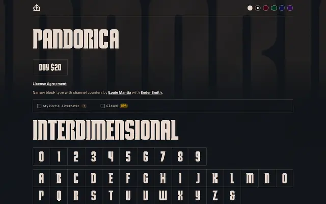 Pandorica specimen from Crown Type