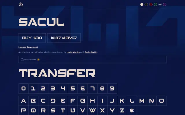 Sacul specimen from Crown Type