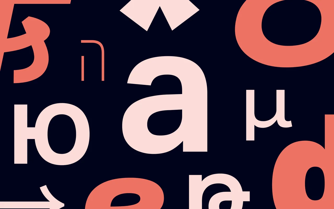 Aktiv Grotesk specimen from Dalton Maag