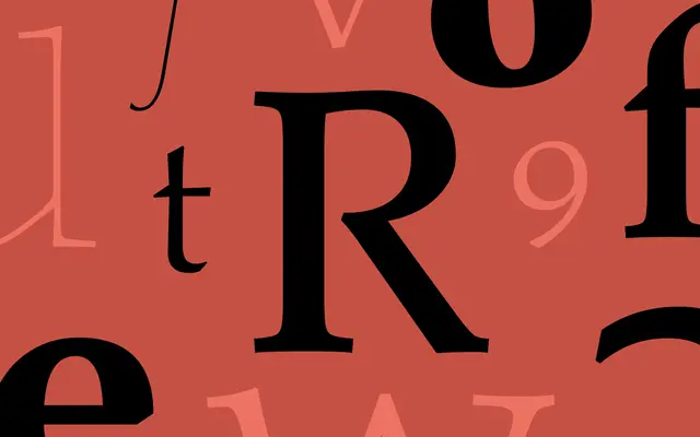 Amarelle Serif specimen from Dalton Maag