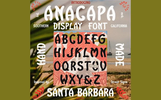 Anacapa specimen from Damn Type Co