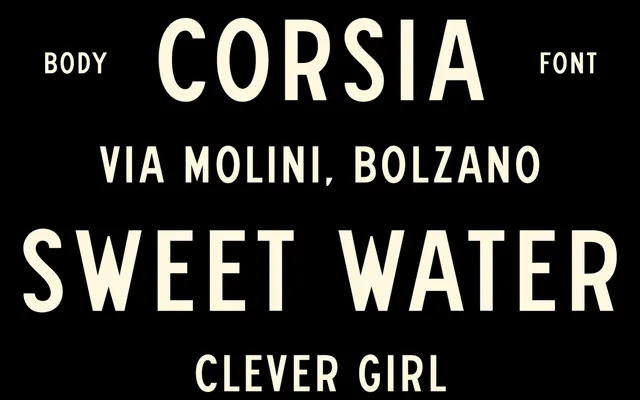 Corsia specimen from Damn Type Co