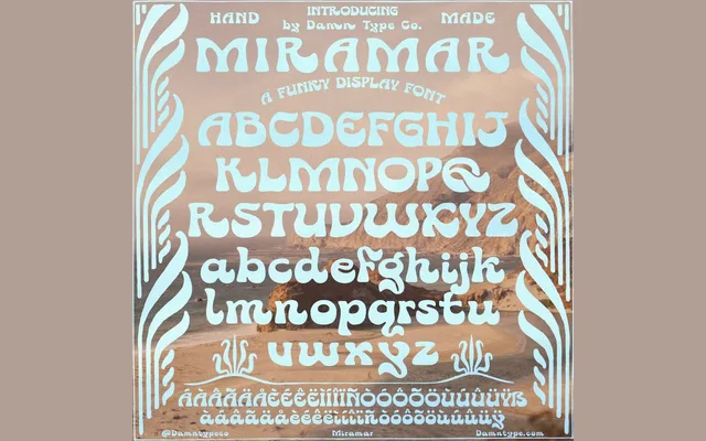 Miramar specimen from Damn Type Co