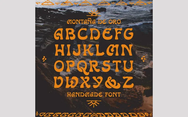 Montaña de Oro specimen from Damn Type Co