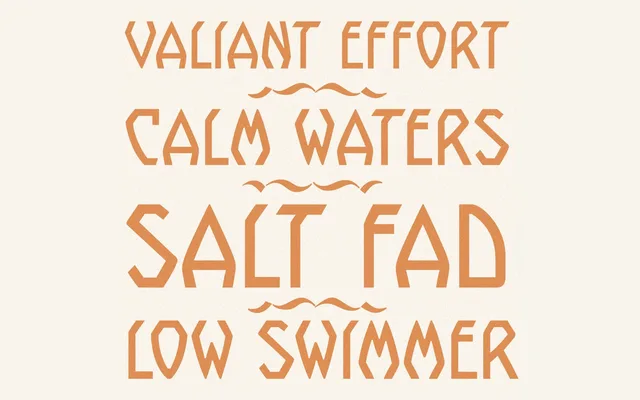 Valley Flower specimen from Damn Type Co