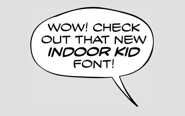Indoor Kid specimen from David Jonathan Ross