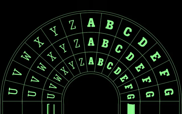 Input Cipher specimen from David Jonathan Ross