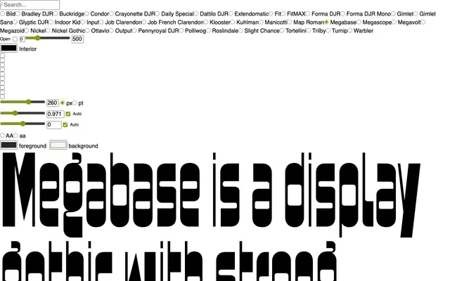 Megabase specimen from David Jonathan Ross