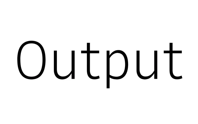 Output specimen from David Jonathan Ross