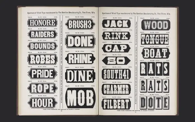 Auto Grotesk Cameo specimen from DDOTT
