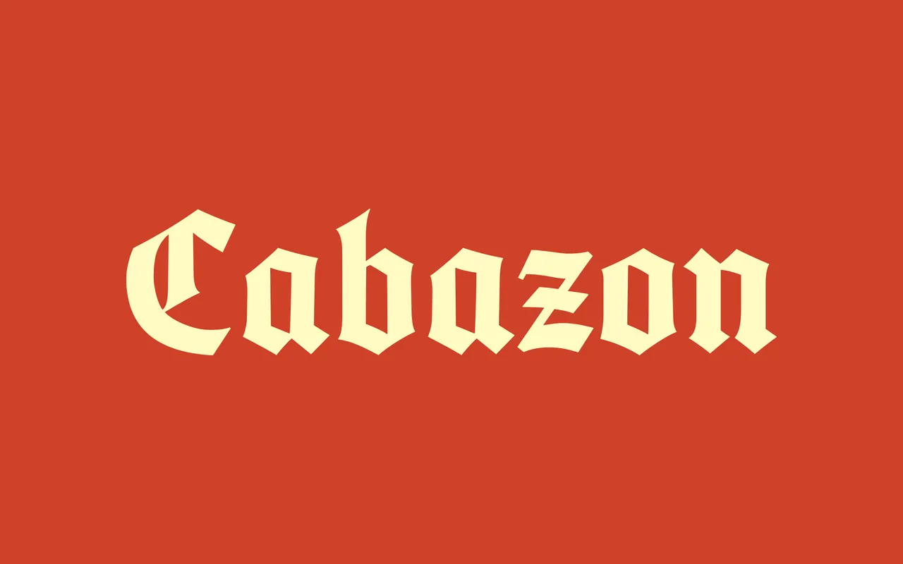 Cabazon specimen from Delve Fonts