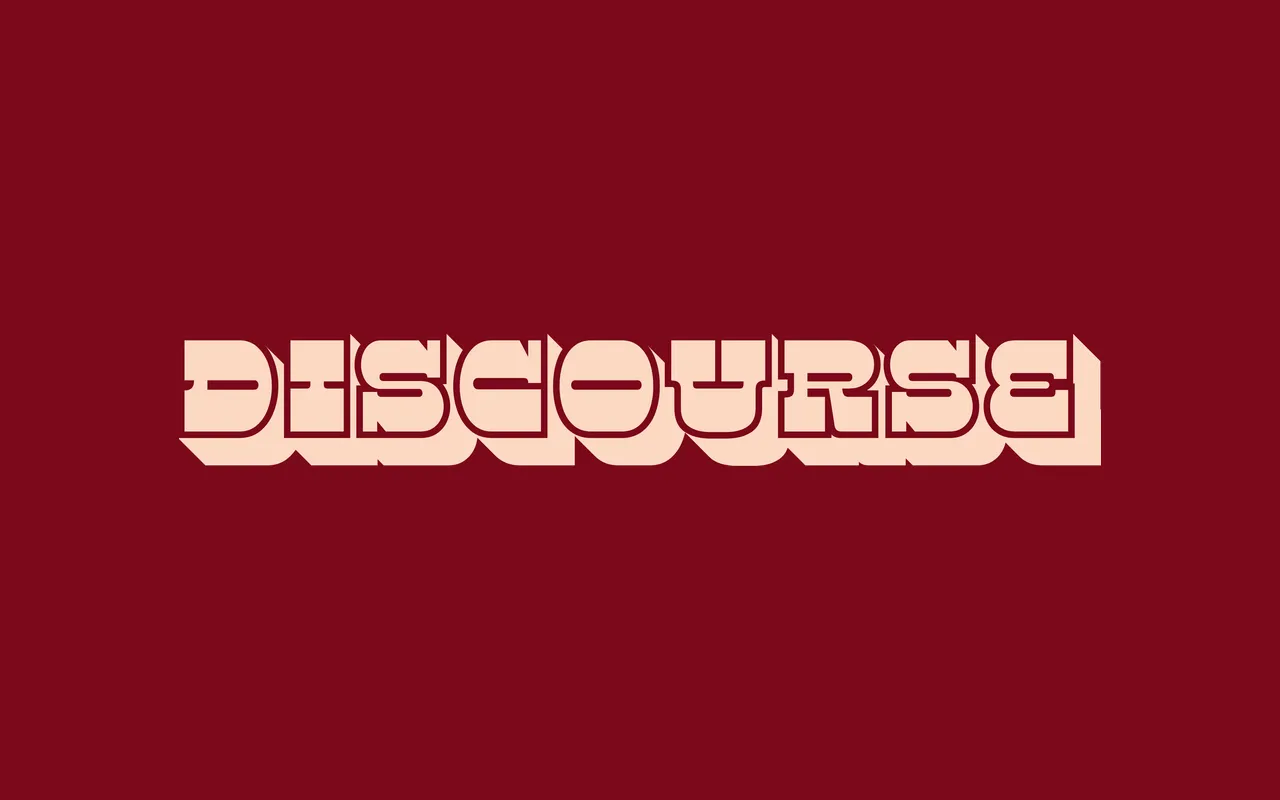 Discourse specimen from Delve Fonts