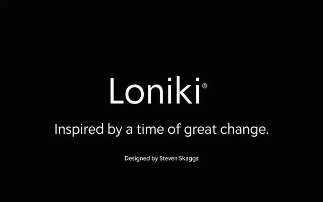 Loniki specimen from Delve Fonts