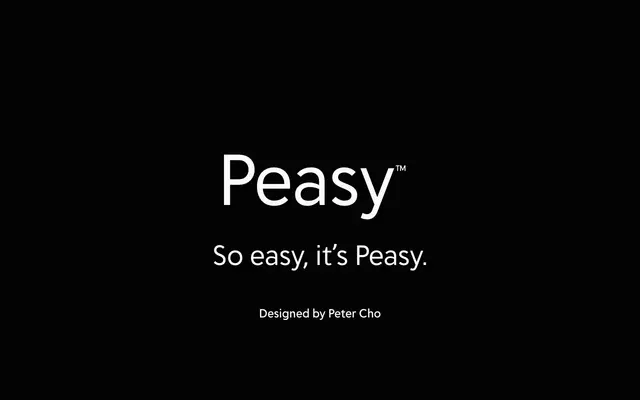 Peasy specimen from Delve Fonts