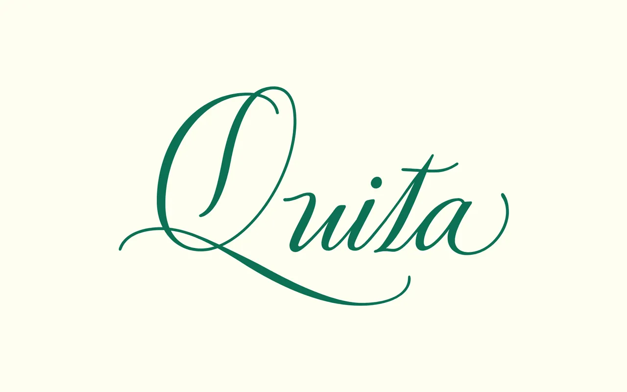 Quita specimen from Delve Fonts