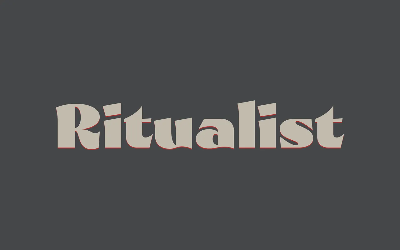 Ritualist specimen from Delve Fonts