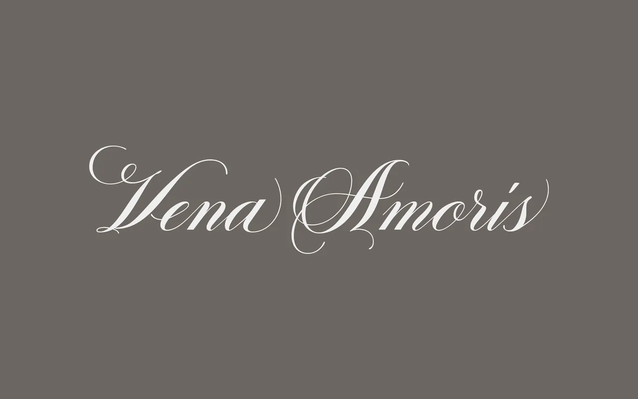 Vena Amoris specimen from Delve Fonts