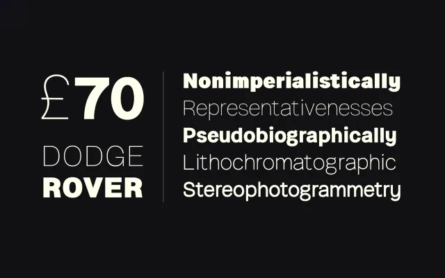 Ingrida specimen from Designova Fonts
