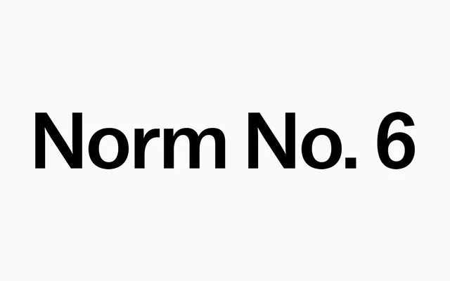 Norm No. 6 specimen from Detail