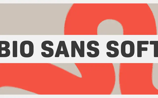 Bio Sans Soft specimen from Dharma Type