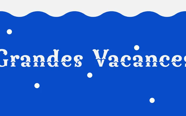 Grandes Vacances specimen from Dharma Type