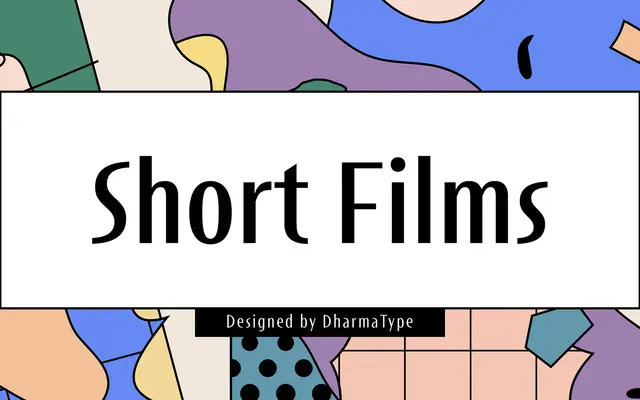 Short Films specimen from Dharma Type
