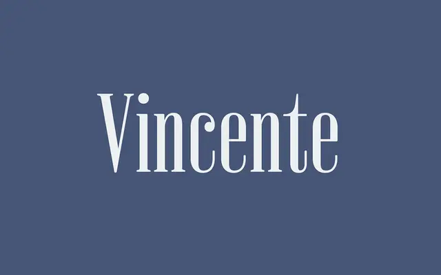 Vincente specimen from Dharma Type