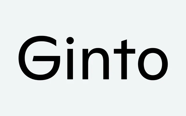 ABC Ginto specimen from Dinamo Typefaces