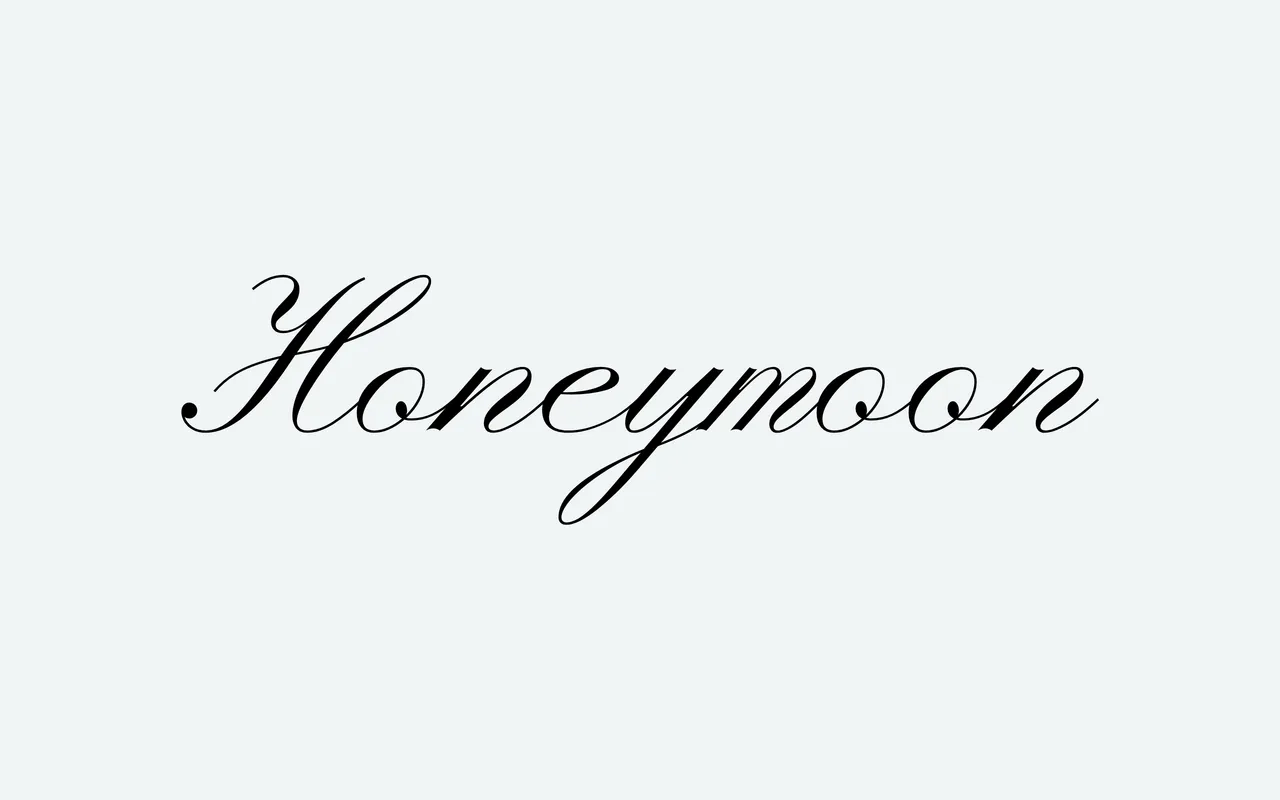 ABC Honeymoon specimen from Dinamo Typefaces