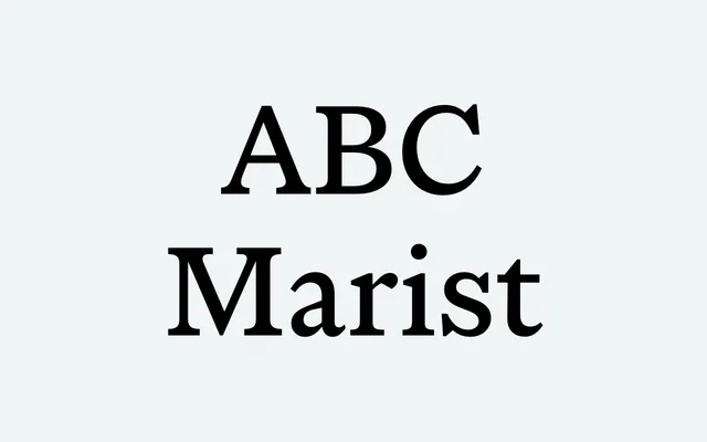 ABC Marist specimen from Dinamo Typefaces