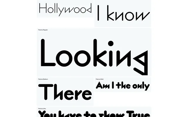ABC Paloma specimen from Dinamo Typefaces