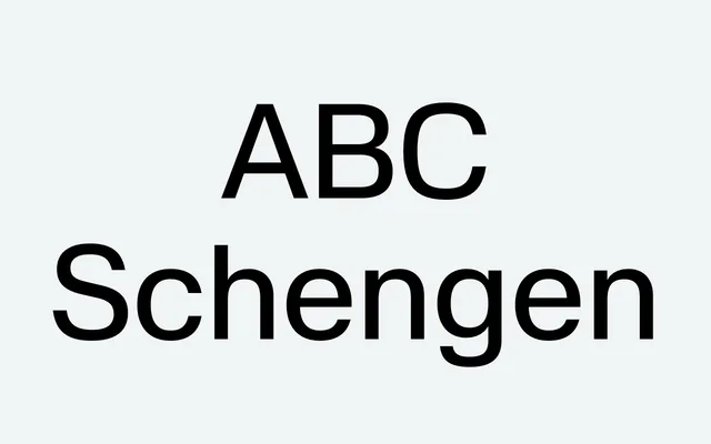ABC Schengen specimen from Dinamo Typefaces