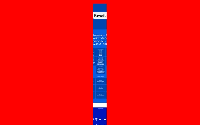Favorit specimen from Dinamo Typefaces