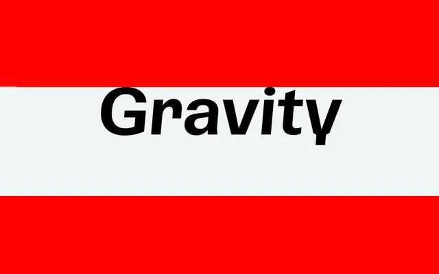 Gravity specimen from Dinamo Typefaces
