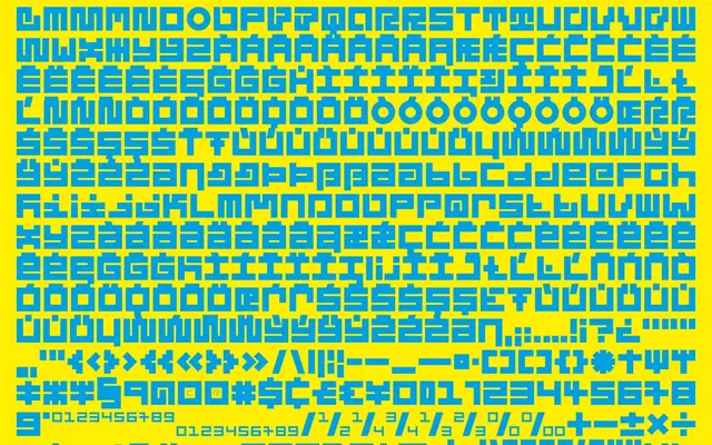 Lezen specimen from Diorama Type Partners