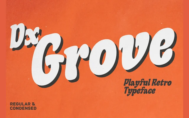 Dx Grove specimen from Dirty Line Studio