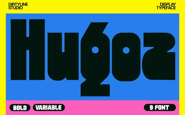 Dx Hugoz specimen from Dirty Line Studio