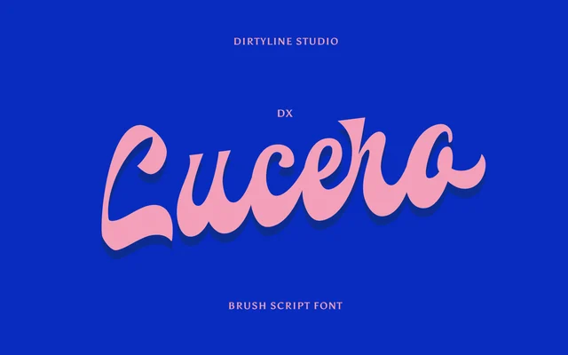 Dx Lucero specimen from Dirty Line Studio
