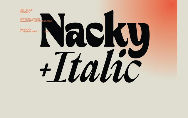 Dx Nacky specimen from Dirty Line Studio