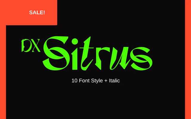 Dx Sitrus specimen from Dirty Line Studio