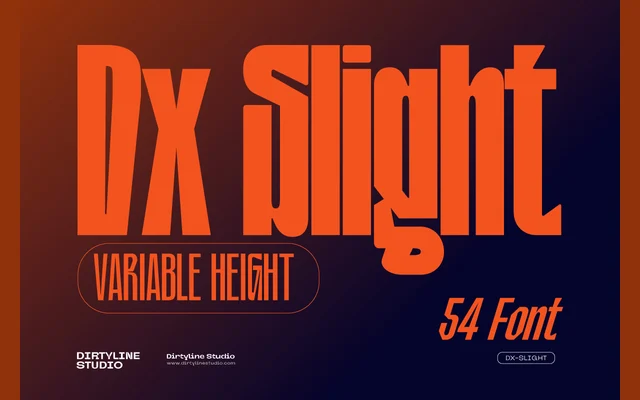Dx Slight specimen from Dirty Line Studio