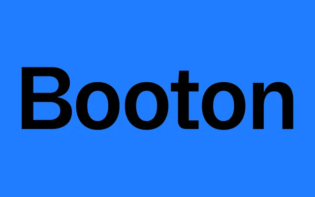 Booton specimen from Displaay Type Foundry