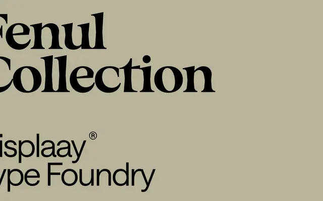 Fenul specimen from Displaay Type Foundry