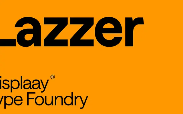 Lazzer specimen from Displaay Type Foundry