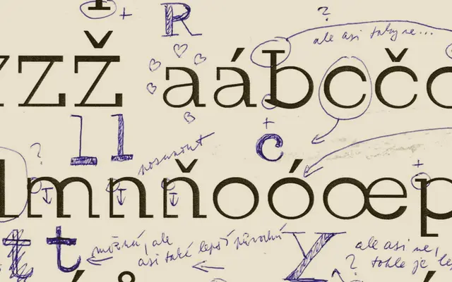 Post specimen from Displaay Type Foundry