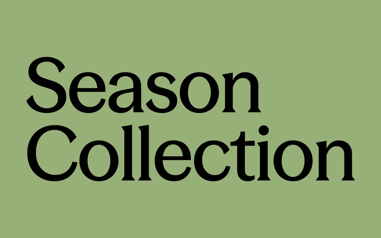 Season specimen from Displaay Type Foundry